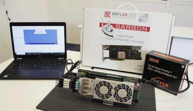 The Sargon Stratix<sup>®</sup> 10 FPGA FMC+ Instant Development Kit